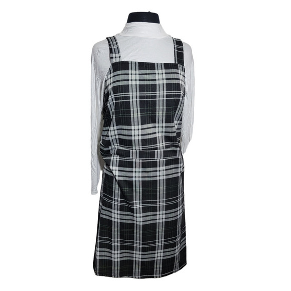 coco shay Plus Plaid Overall Dress sz plus 2XL - Picture 1 of 8